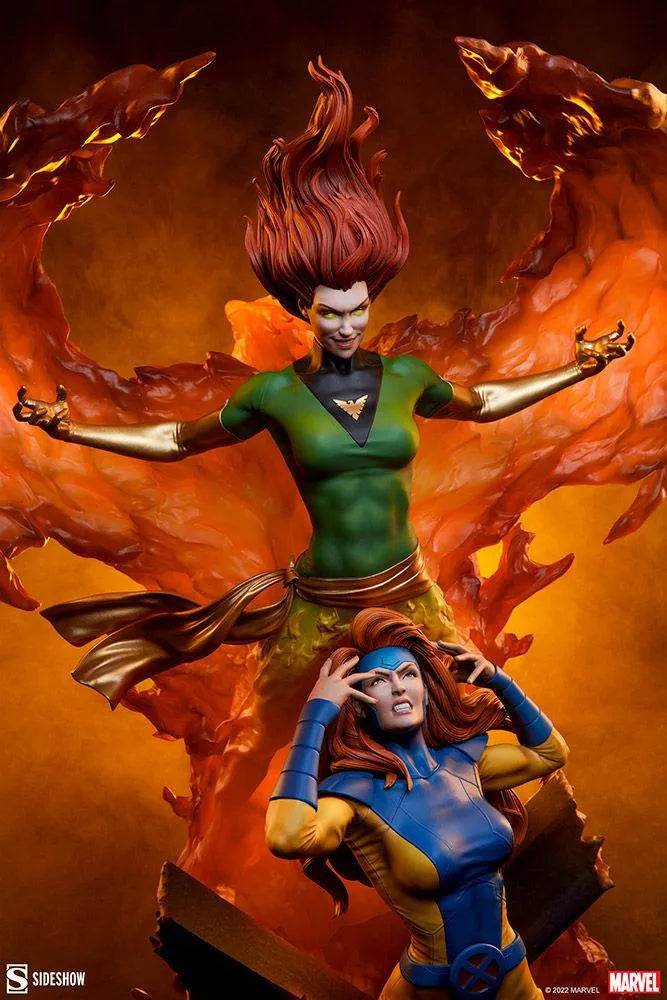 SID200572 Marvel Comics - Phoenix & Jean Grey Maquette - Sideshow Collectibles - Titan Pop Culture