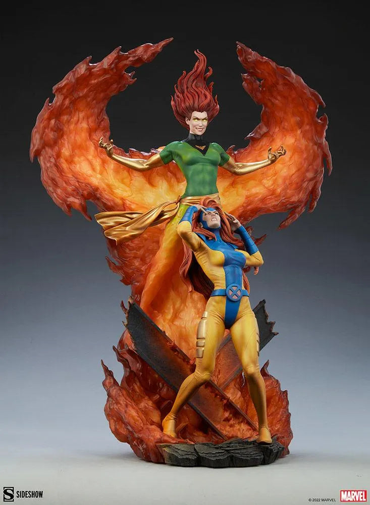 SID200572 Marvel Comics - Phoenix & Jean Grey Maquette - Sideshow Collectibles - Titan Pop Culture