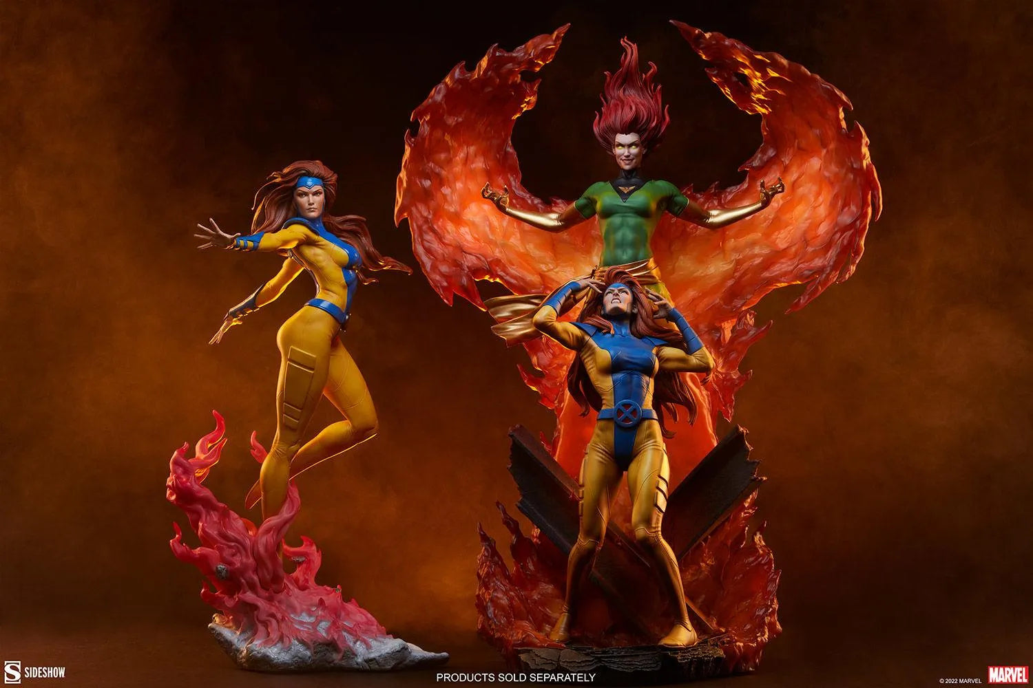 SID200572 Marvel Comics - Phoenix & Jean Grey Maquette - Sideshow Collectibles - Titan Pop Culture