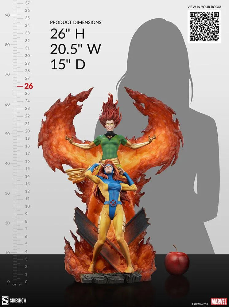 SID200572 Marvel Comics - Phoenix & Jean Grey Maquette - Sideshow Collectibles - Titan Pop Culture