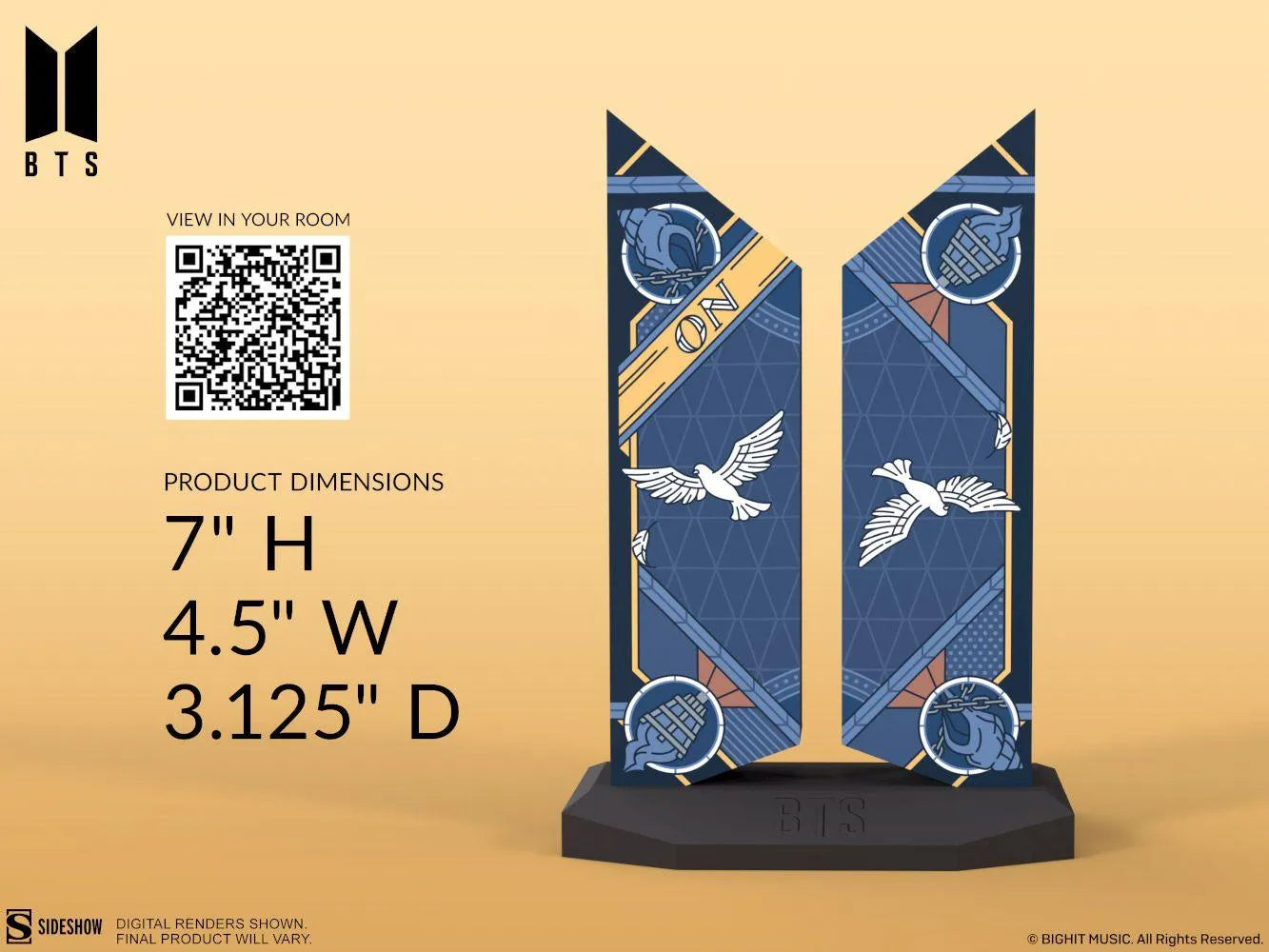 SID2005911 BTS - On Edition Logo Replica - Sideshow Collectibles - Titan Pop Culture