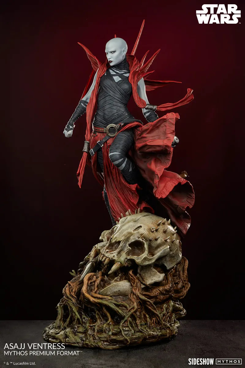 SID3002353 Star Wars - Asajj Ventress Premium Format Statue - Sideshow Collectibles - Titan Pop Culture