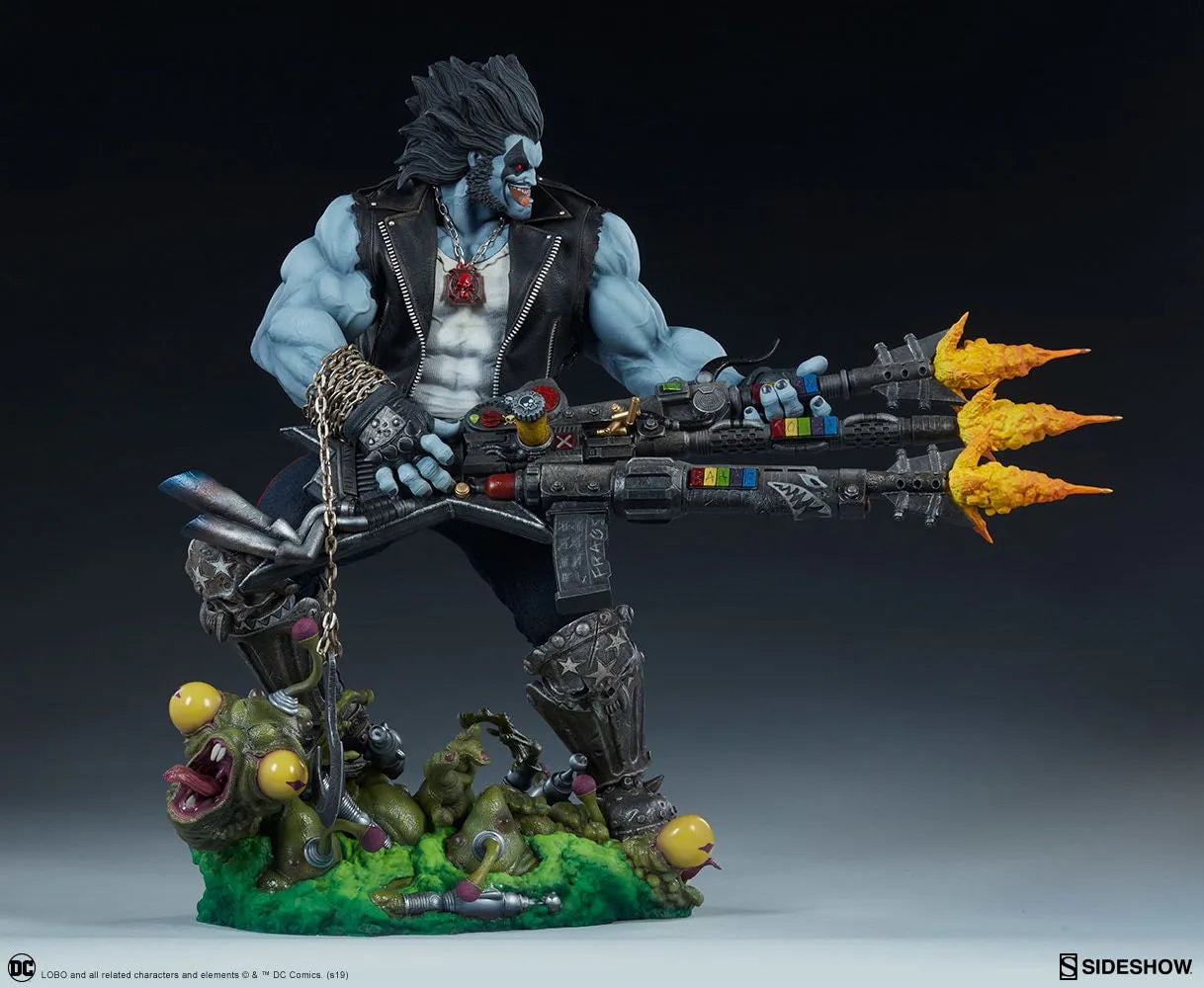 SID300682 DC Comics - Lobo Maquette - Sideshow Collectibles - Titan Pop Culture