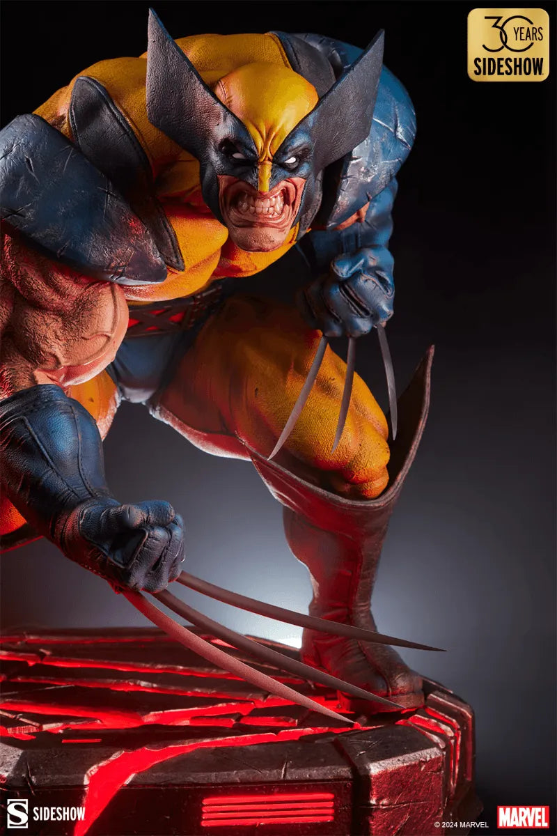 SID300847 X-Men - Wolverine: Berserker Rage Statue - Sideshow Collectibles - Titan Pop Culture