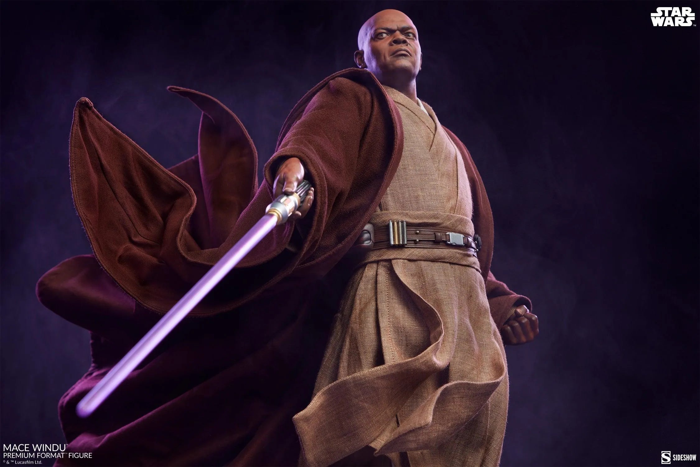 SID300872 Star Wars: Ep3 - Mace Windu Premium Format Statue - Sideshow Collectibles - Titan Pop Culture