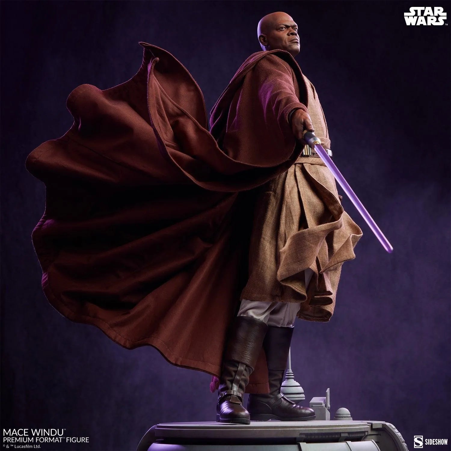 SID300872 Star Wars: Ep3 - Mace Windu Premium Format Statue - Sideshow Collectibles - Titan Pop Culture