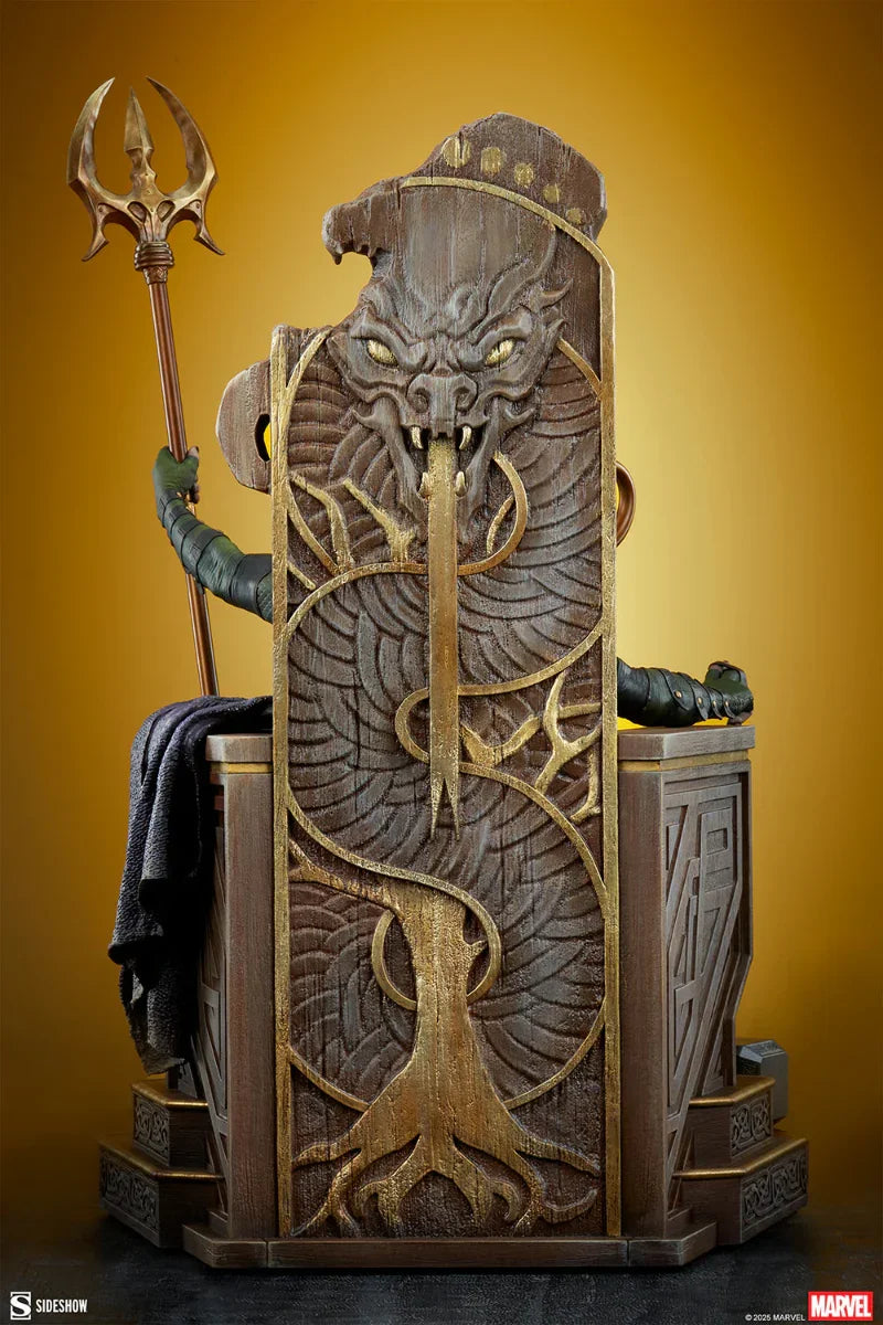 Estatua premium de Loki de Marvel Comics