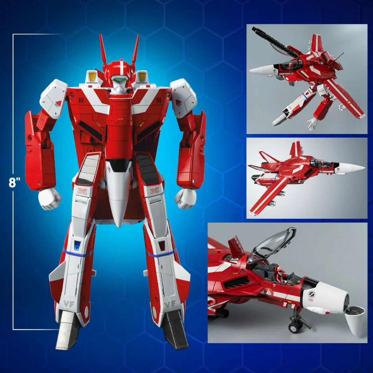 Robo-Dou - Figura Robotech VF-1J VeriTech (Miriya Sterling) Escala 1:6