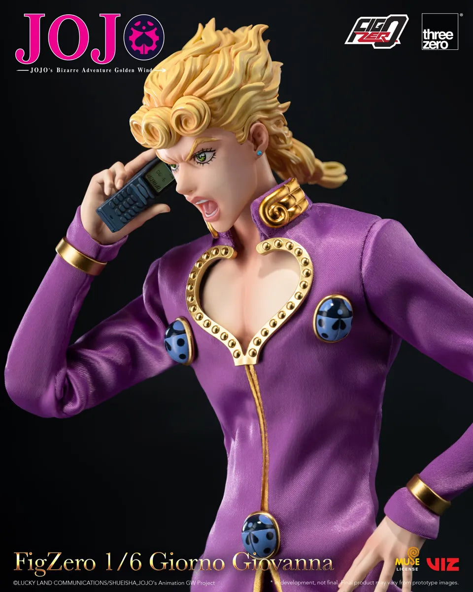 THR3Z06570VO Jojo's Bizarre Adventure - Giorno Giovanna 1:6 Scale Action Figure - Threezero - Titan Pop Culture