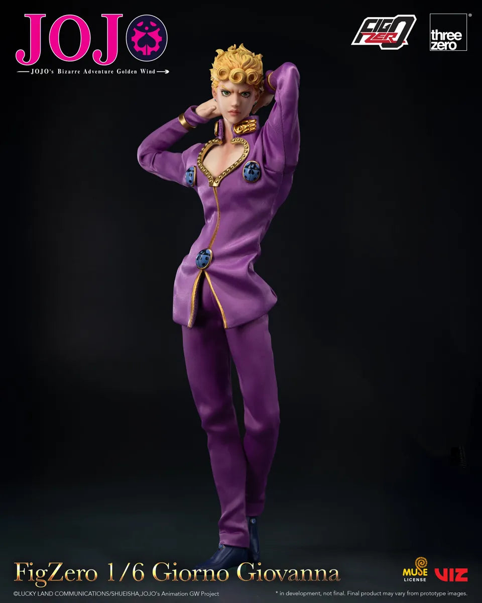 THR3Z06570VO Jojo's Bizarre Adventure - Giorno Giovanna 1:6 Scale Action Figure - Threezero - Titan Pop Culture