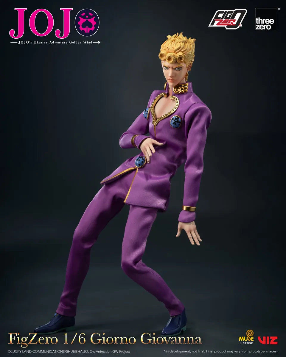 THR3Z06570VO Jojo's Bizarre Adventure - Giorno Giovanna 1:6 Scale Action Figure - Threezero - Titan Pop Culture