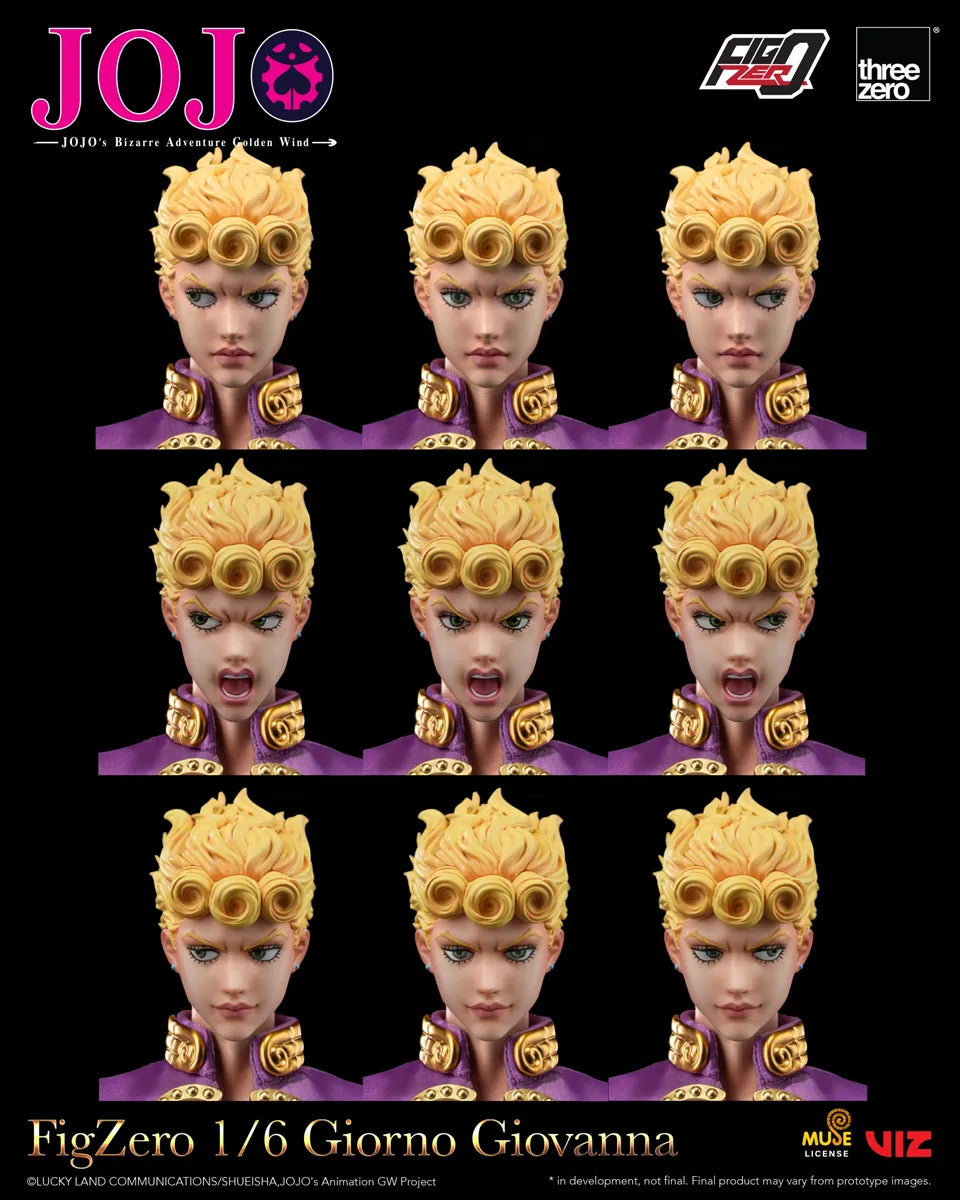 THR3Z06570VO Jojo's Bizarre Adventure - Giorno Giovanna 1:6 Scale Action Figure - Threezero - Titan Pop Culture