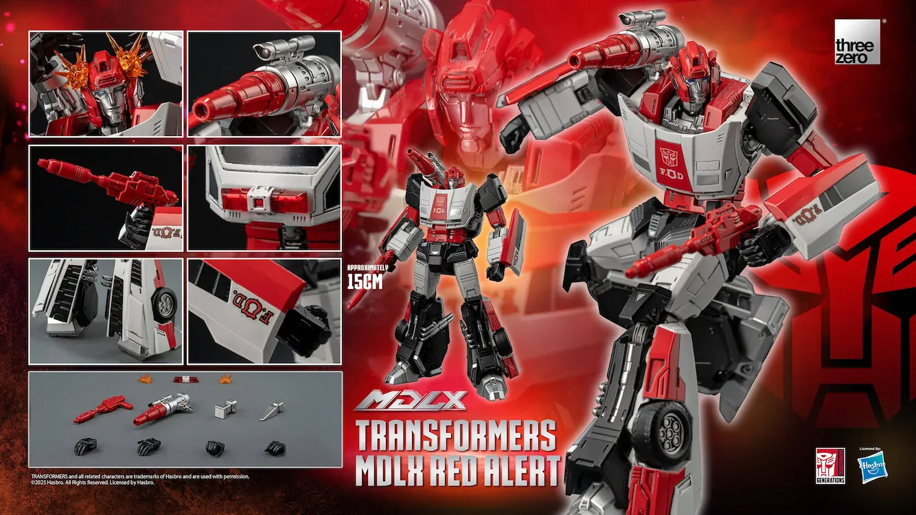 THR3Z08330WO Transformers - Red Alert Mdlx Figure - Threezero - Titan Pop Culture