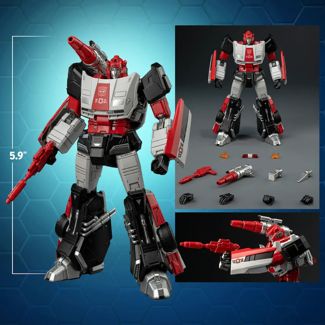 THR3Z08330WO Transformers - Red Alert Mdlx Figure - Threezero - Titan Pop Culture