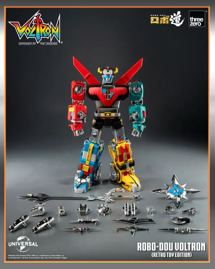 THR3Z0947 Robo Dou - Voltron Retro Toy Edition Figure - Threezero - Titan Pop Culture