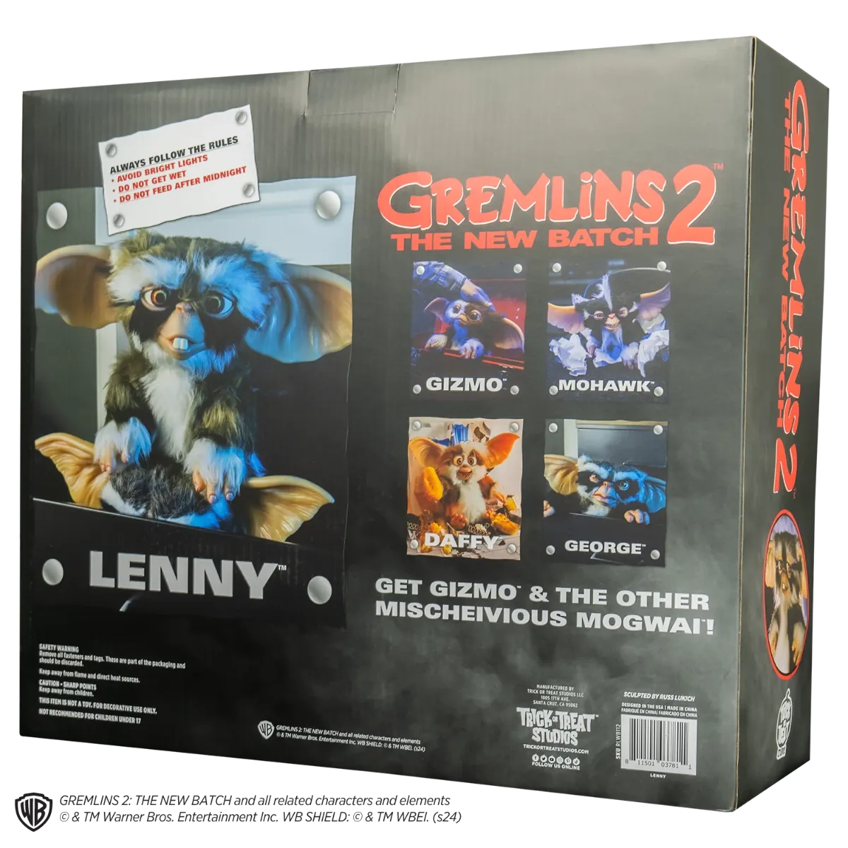 TTSRLWB112 Gremlins 2 - Lenny Prop Replica - Trick or Treat Studios - Titan Pop Culture