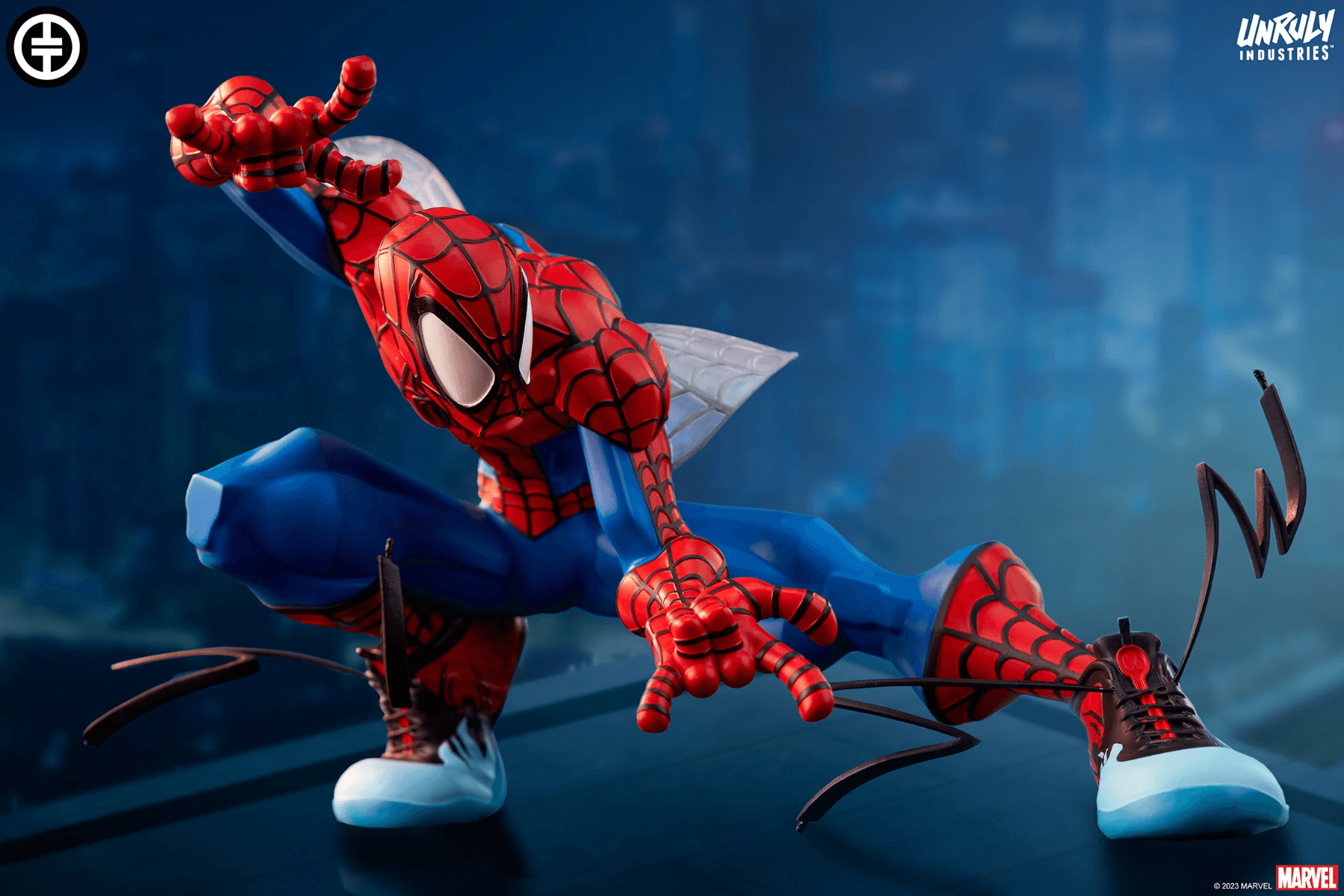 UNR700227 Spider-Man - Spider-Man Designer Statue - Unruly Industries - Titan Pop Culture