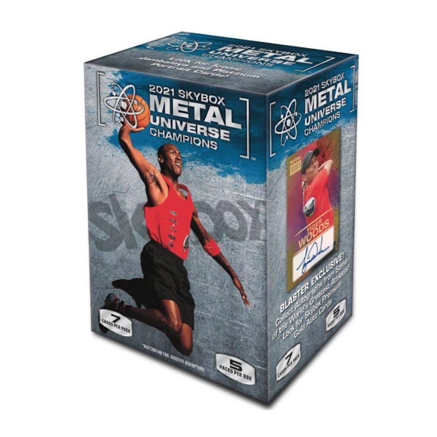 UPP96957 Skybox - 2021 Metal Universe Champions Blaster (Display of 5) - Upper Deck - Titan Pop Culture