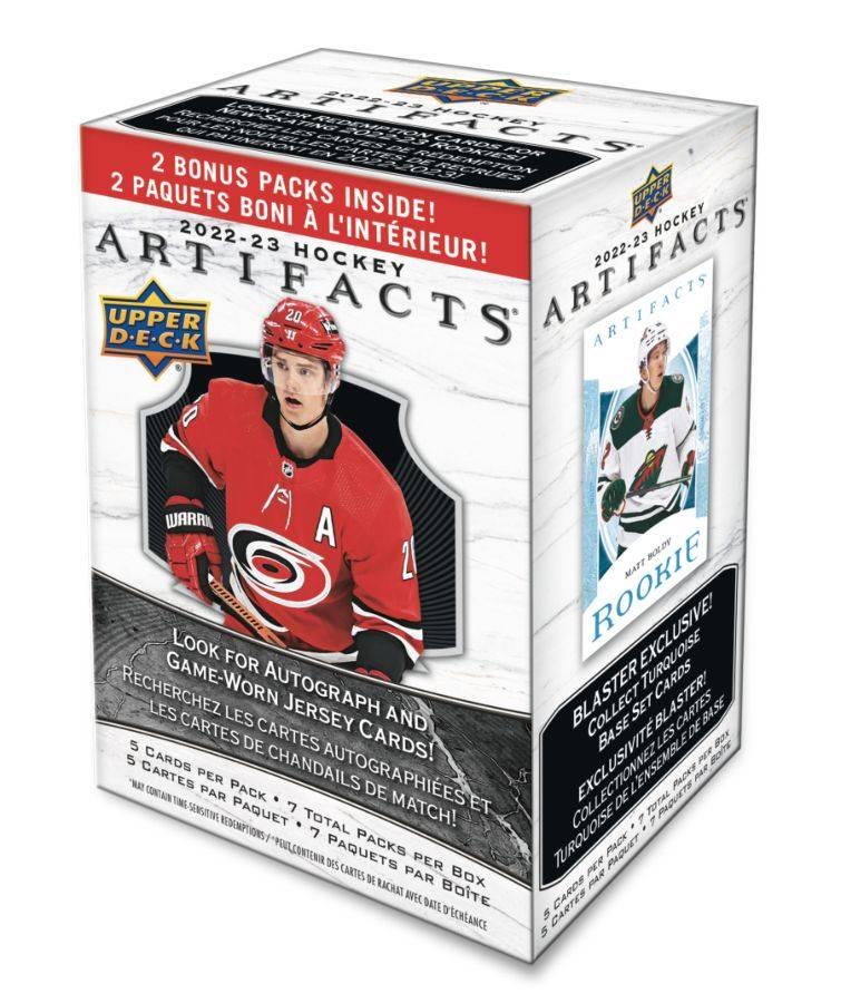 UPP99480 NHL - 2022/23 Artifacts Hockey Cards Blaster (Display of 7) - Upper Deck - Titan Pop Culture