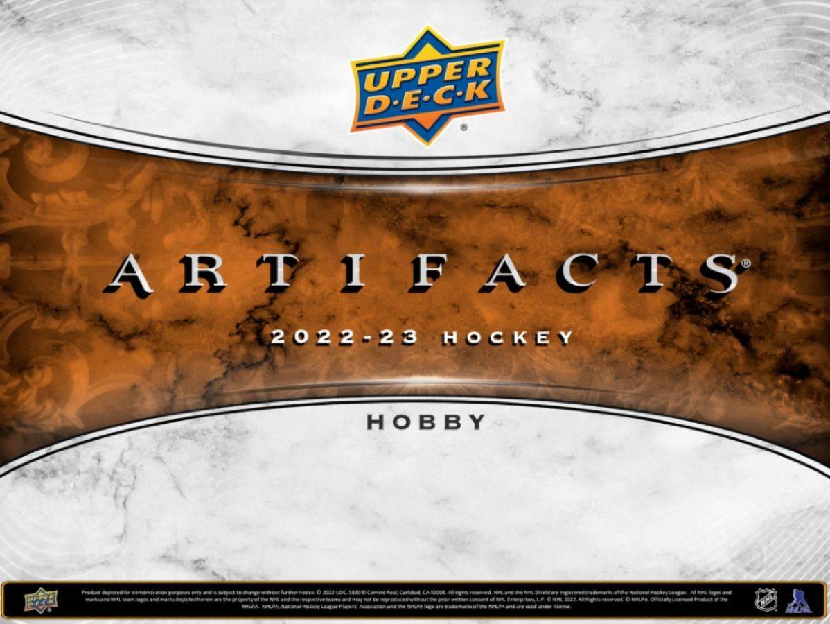 UPP99502 NHL - 2022/23 Artifacts Hockey Hobby Trading Cards (Display of 8) - Upper Deck - Titan Pop Culture