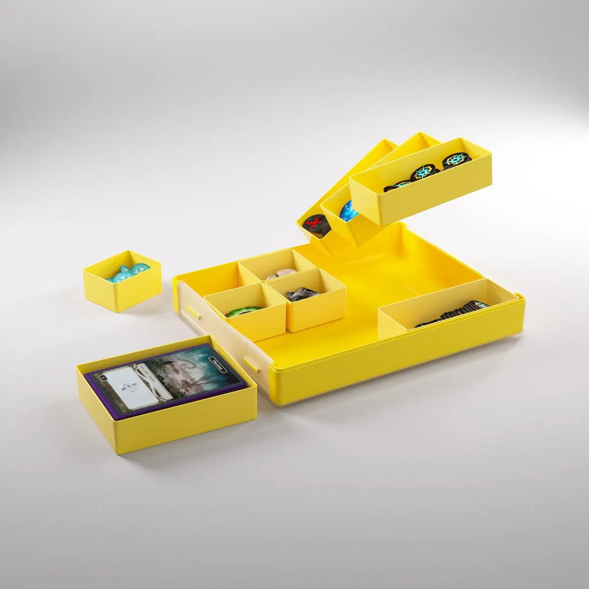 VR-100176 Gamegenic Token Silo Convertible Card Dice Tray Purple Yellow - Gamegenic - Titan Pop Culture