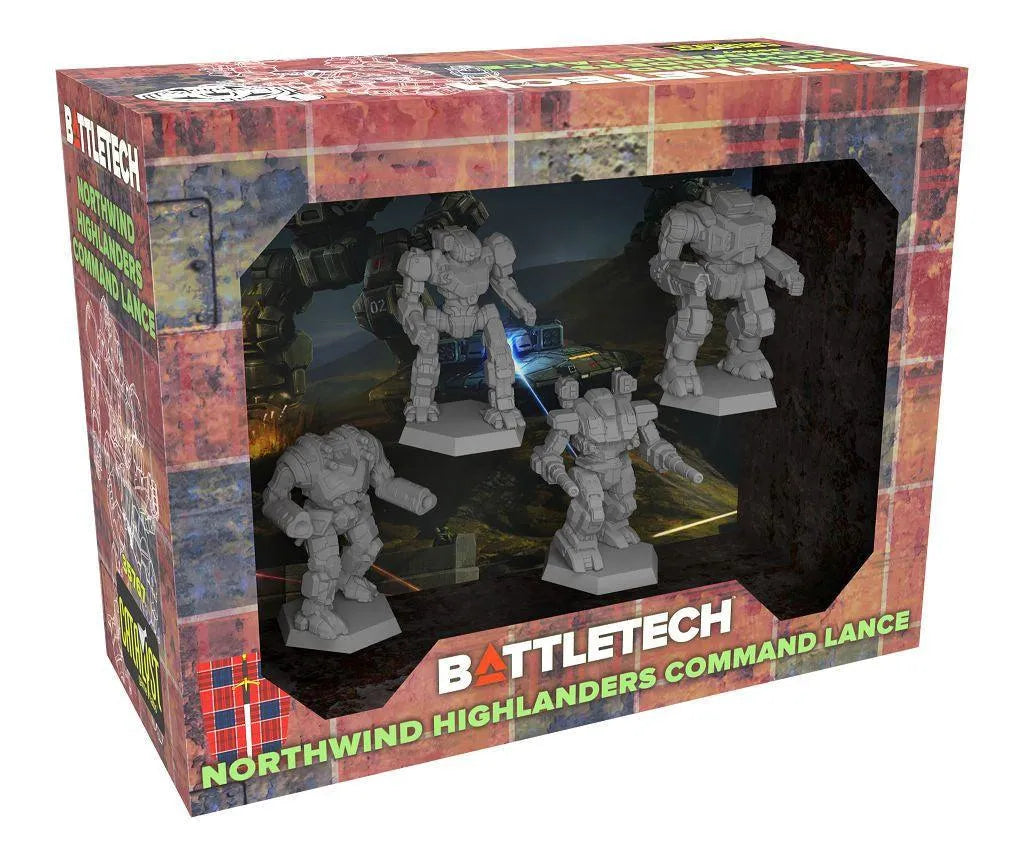 VR-101082 BattleTech Northwind Highlanders Command Lance - Titan Pop Culture - Titan Pop Culture