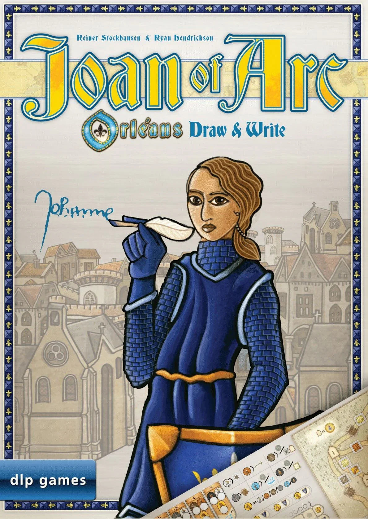 VR-104280 Joan of Arc Orleans Draw & Write - Capstone Games - Titan Pop Culture