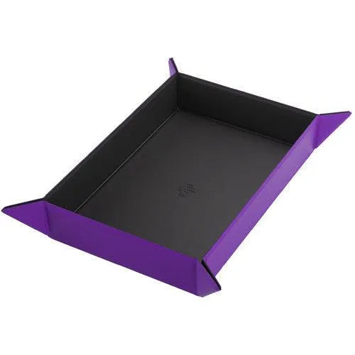 VR-105192 Gamegenic Magnetic Dice Tray Rectangular Black/Purple - Gamegenic - Titan Pop Culture