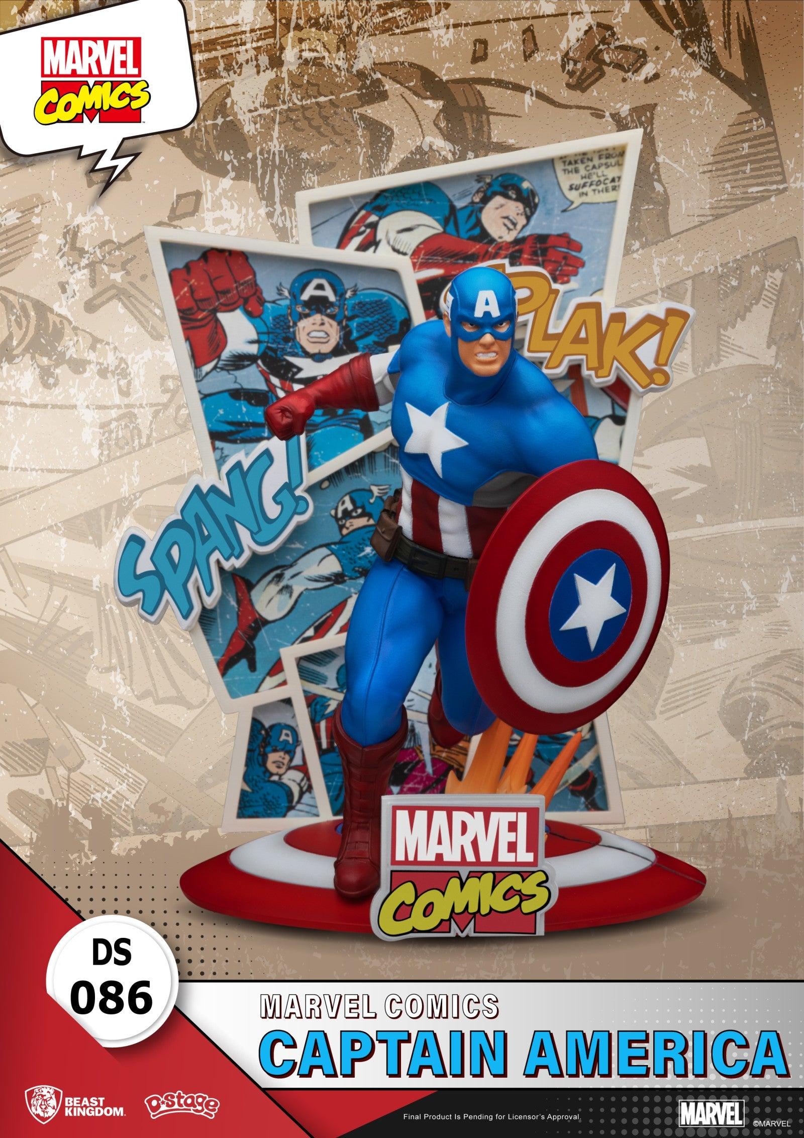 Beast Kingdom D Stage Marvel Comics Captain America
