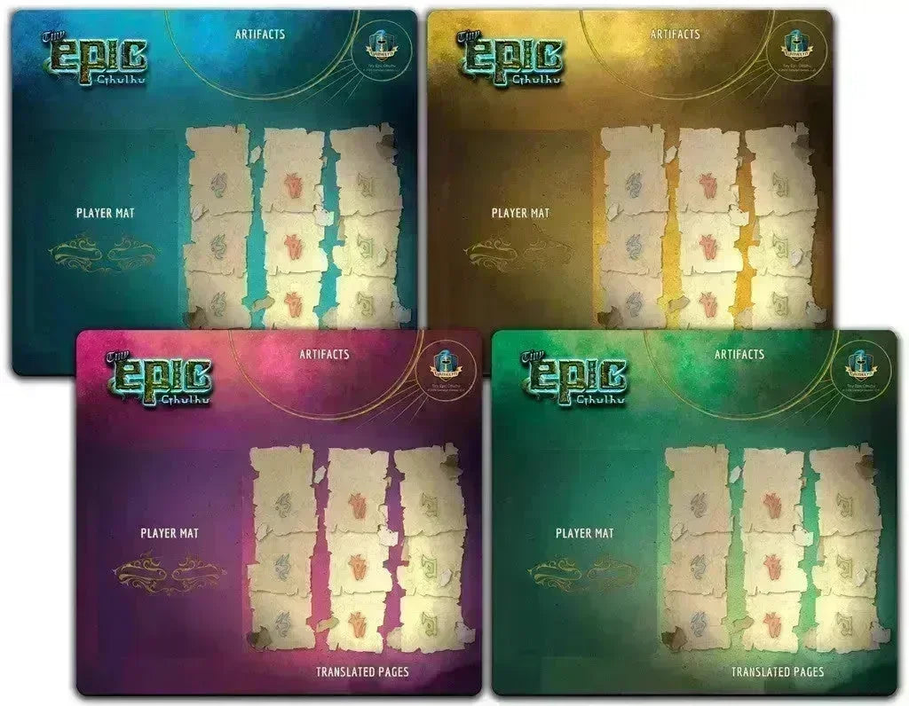 Tiny Epic Cthulhu 4 Pack Player Mats - Retail Packed