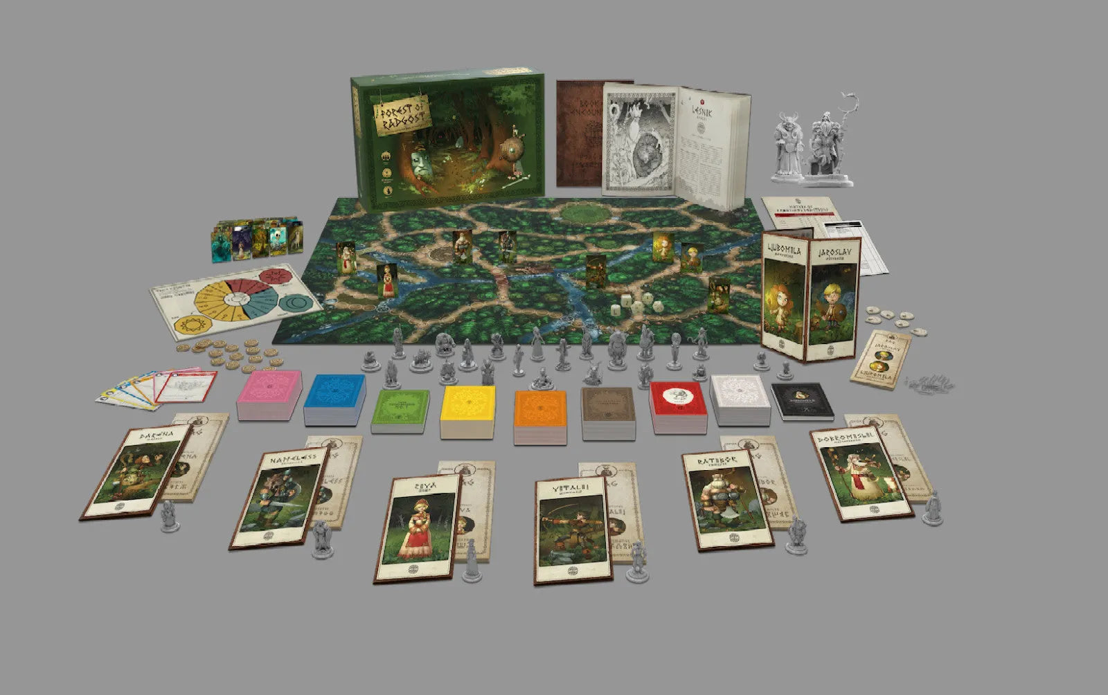 Forest of Radgost Divine Version (36 Miniatures and standees