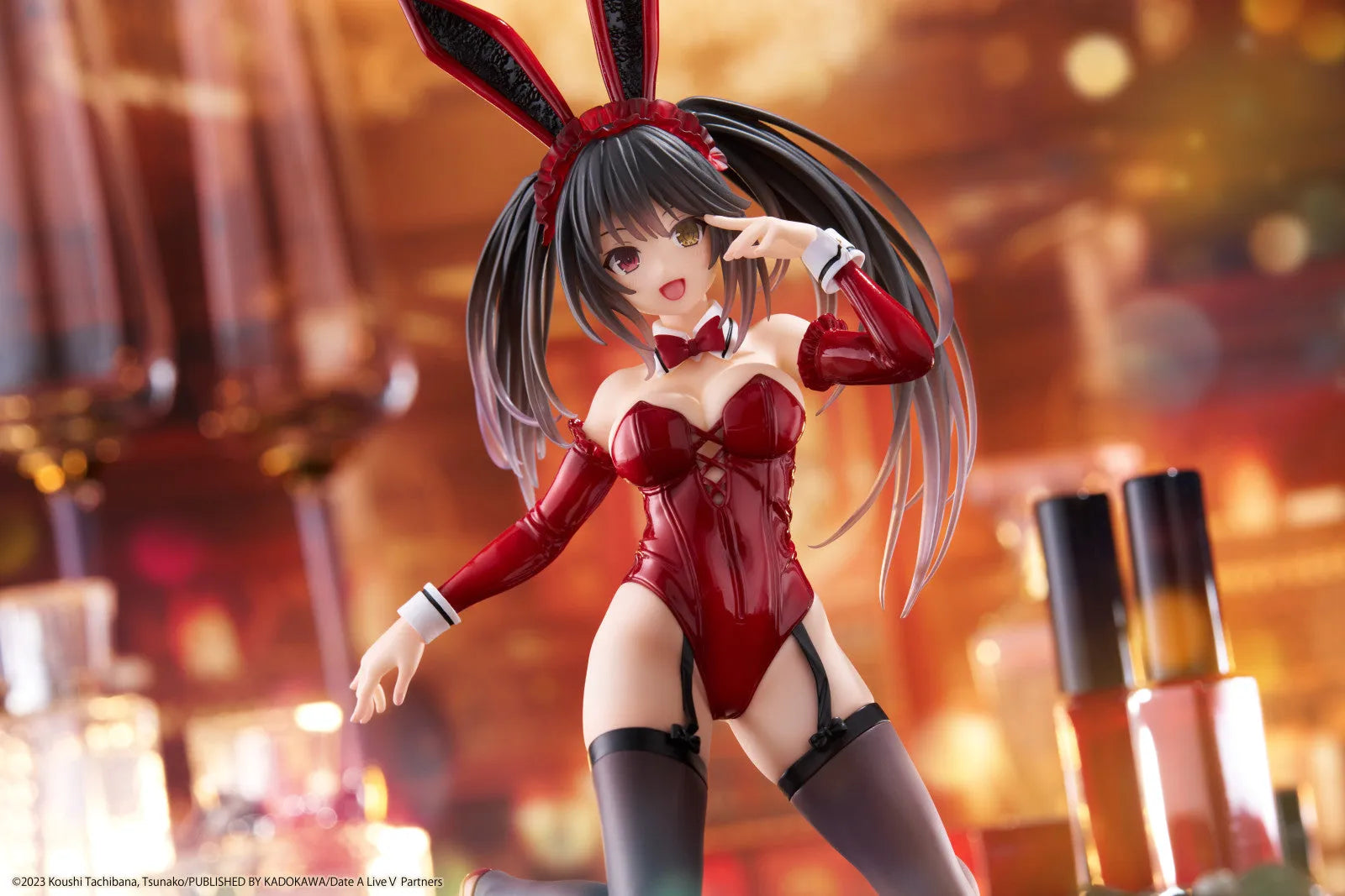 VR-122244 Date a Live V Desktop Cute Figure Kurumi Tokisaki (Bunny Version) - TAITO - Titan Pop Culture