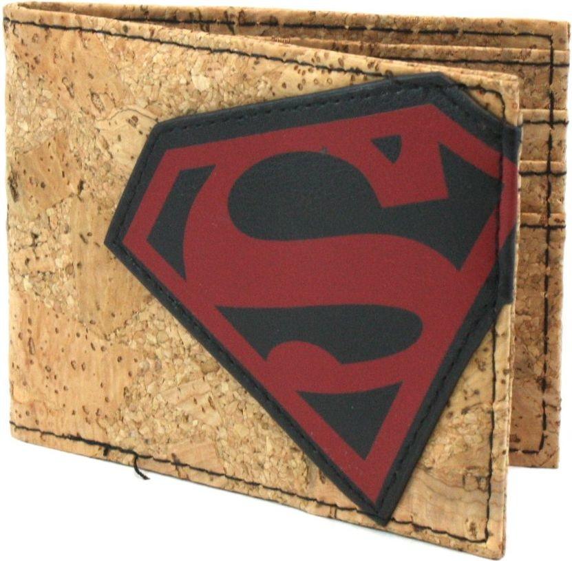 VR-41992 Superman Cork & Applique Bi-fold Wallet - VR Distribution - Titan Pop Culture