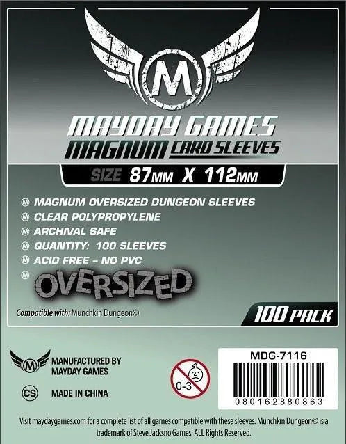 Mayday -  Magnum Oversized Dungeon Sleeves - 87 X 112 MM