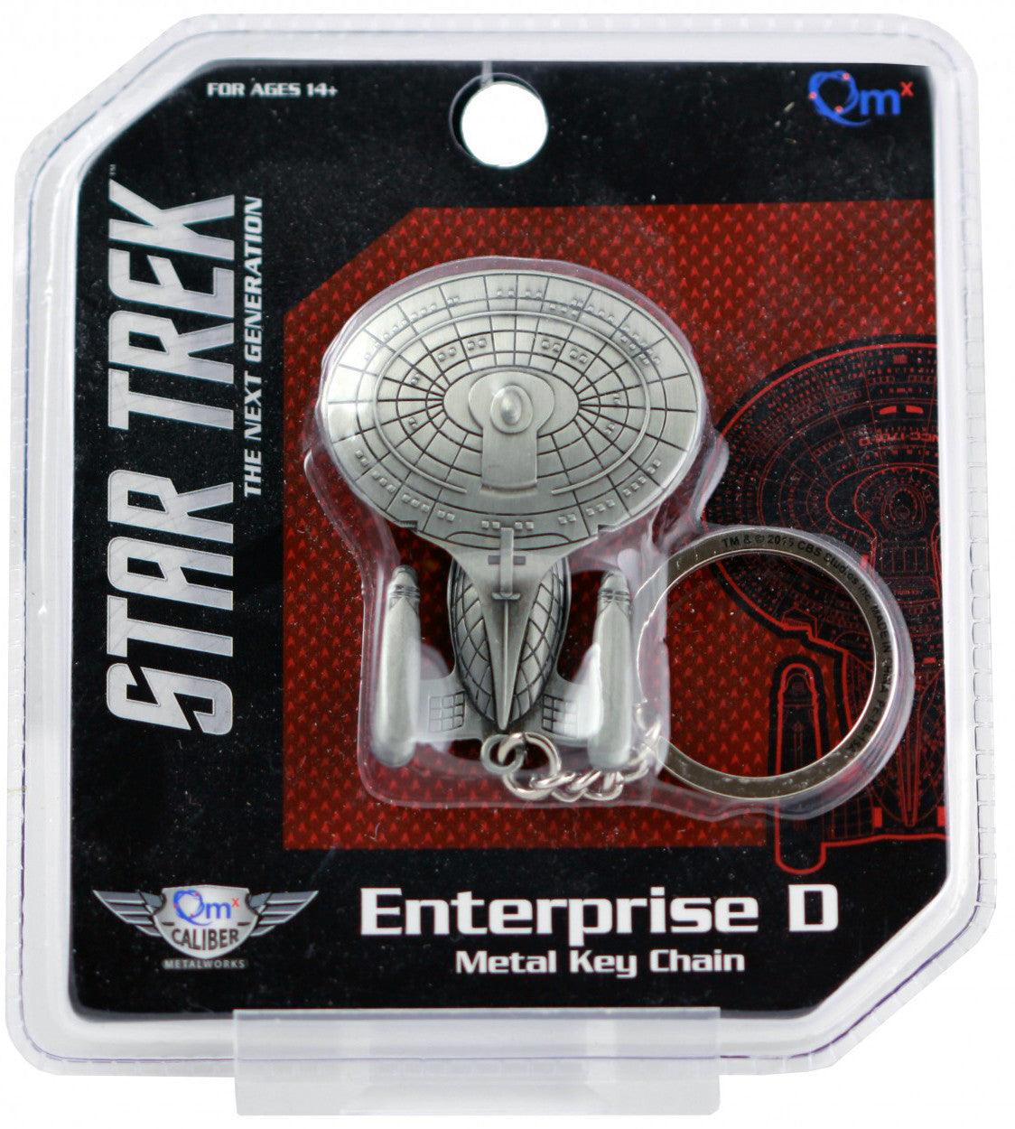 VR-60456 Star Trek Keychain Enterprise D - Quantum Mechanix - Titan Pop Culture