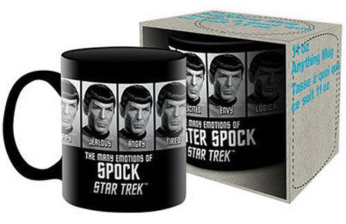 Star Trek the Many Emotions of Spock Coffee Mug