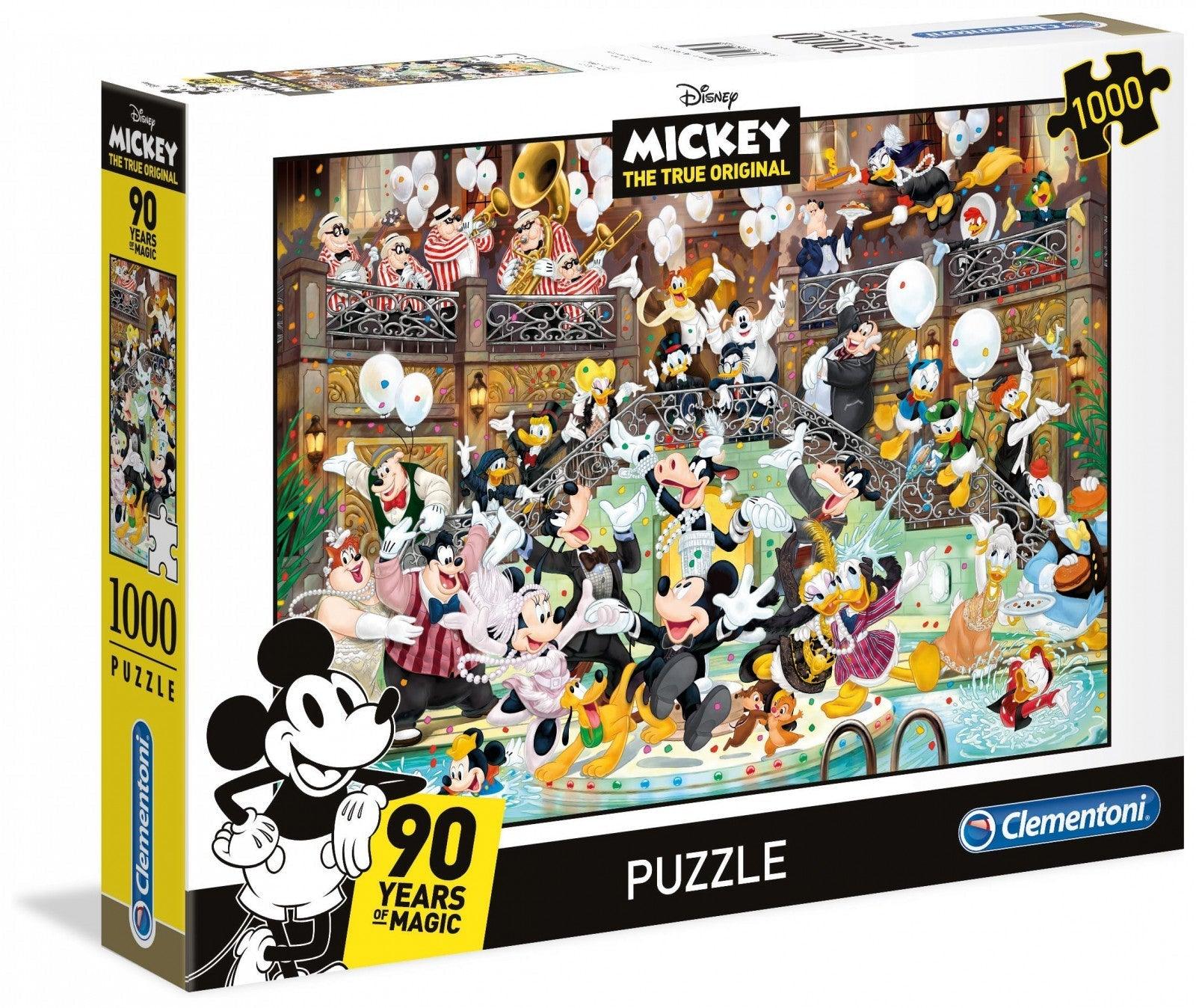 VR-66051 Clementoni Puzzle Disney Mickey Mouse 90 Years of Magic Puzzle 1,000 pieces - Clementoni - Titan Pop Culture