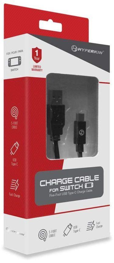VR-73662 SWI Hyperkin Switch Charge Cable - Hyperkin - Titan Pop Culture