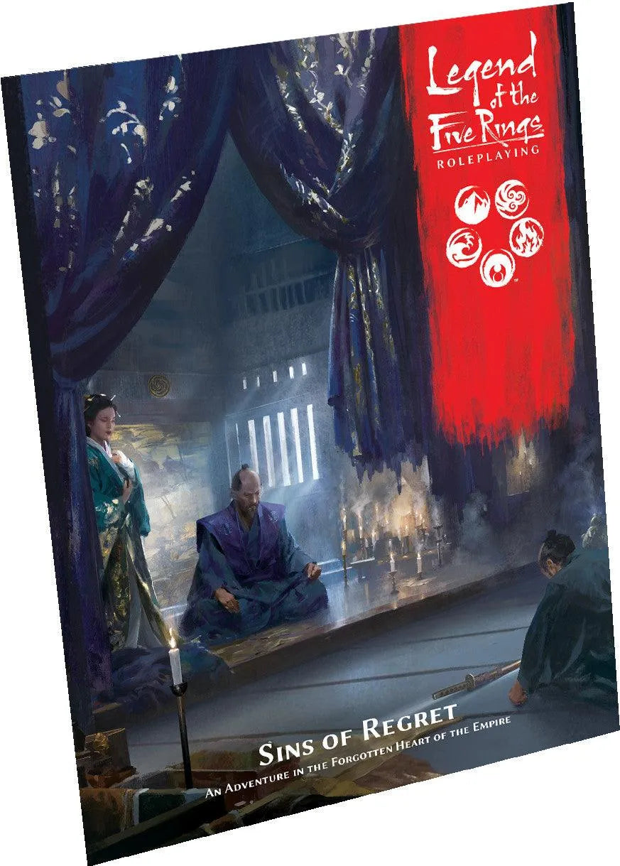 VR-73913 Legend of Five Rings RPG Sins of Regret Adventure Book - Fantasy Flight Games - Titan Pop Culture