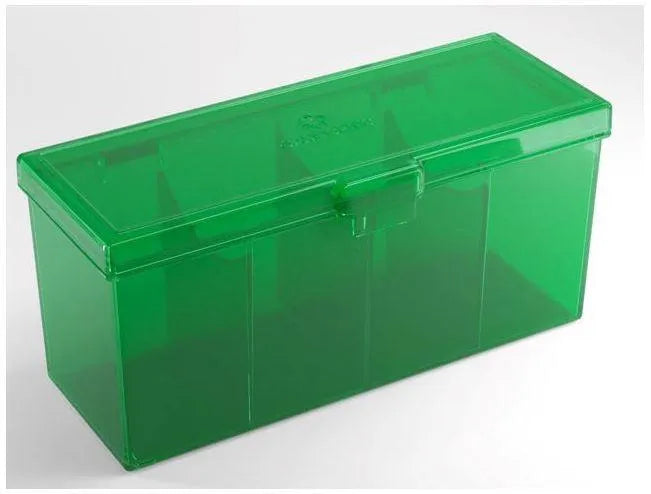 VR-78668 Gamegenic Fourtress Holds 320 Sleeves Deck Box Green - Gamegenic - Titan Pop Culture