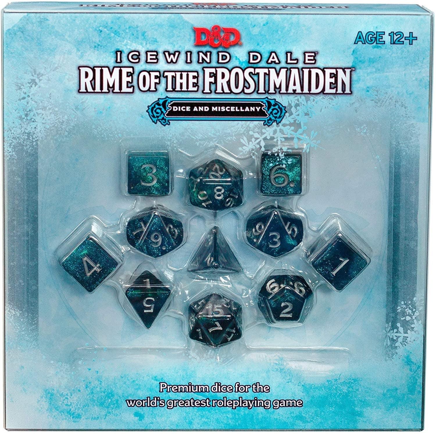 VR-87543 D&D Dungeons & Dragons Icewind Dale Rime of the Frostmaiden Dice and Misecellany - Wizards of the Coast - Titan Pop Culture
