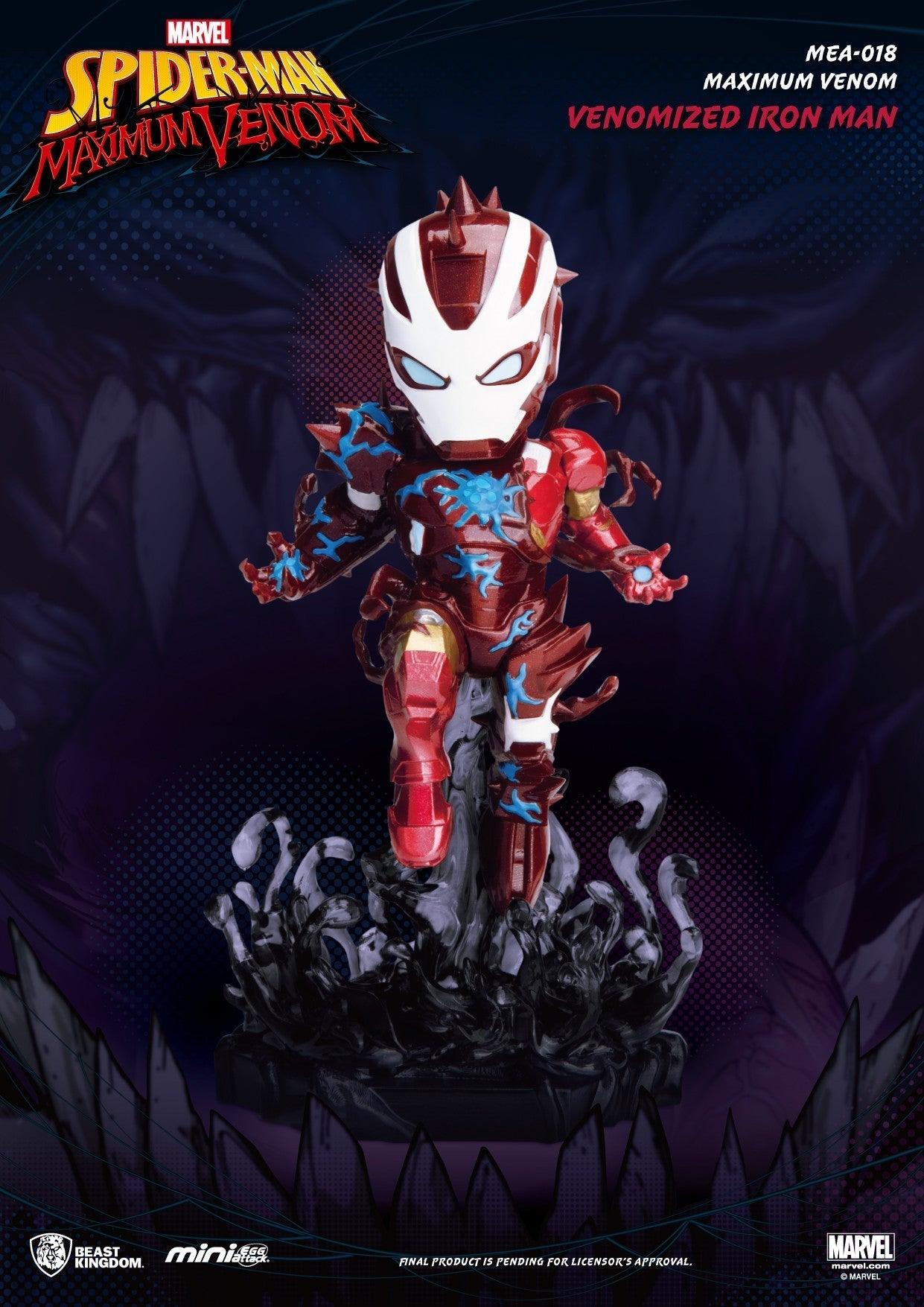 VR-89099 Beast Kingdom Mini Egg Attack Maximum Venom Venomized Iron Man - Beast Kingdom - Titan Pop Culture