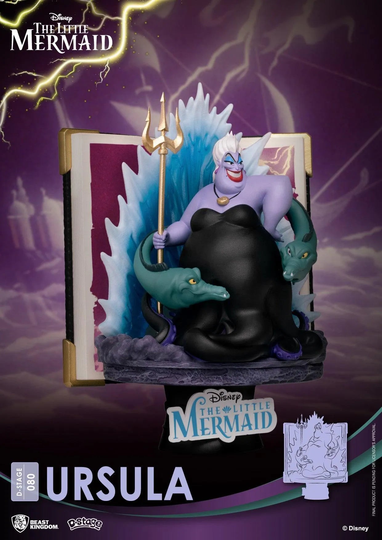 VR-90981 Beast Kingdom D Stage Story Book Series The Little Mermaid Ursula (Closed Box Packaging) - Beast Kingdom - Titan Pop Culture