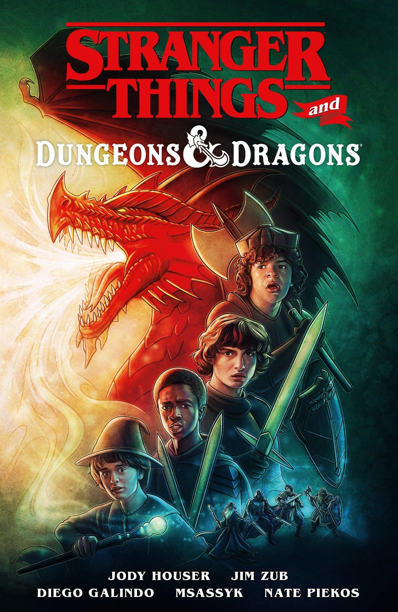 VR-92501 D&D Dungeons & Dragons and Stranger Things - Penguin Random House - Titan Pop Culture