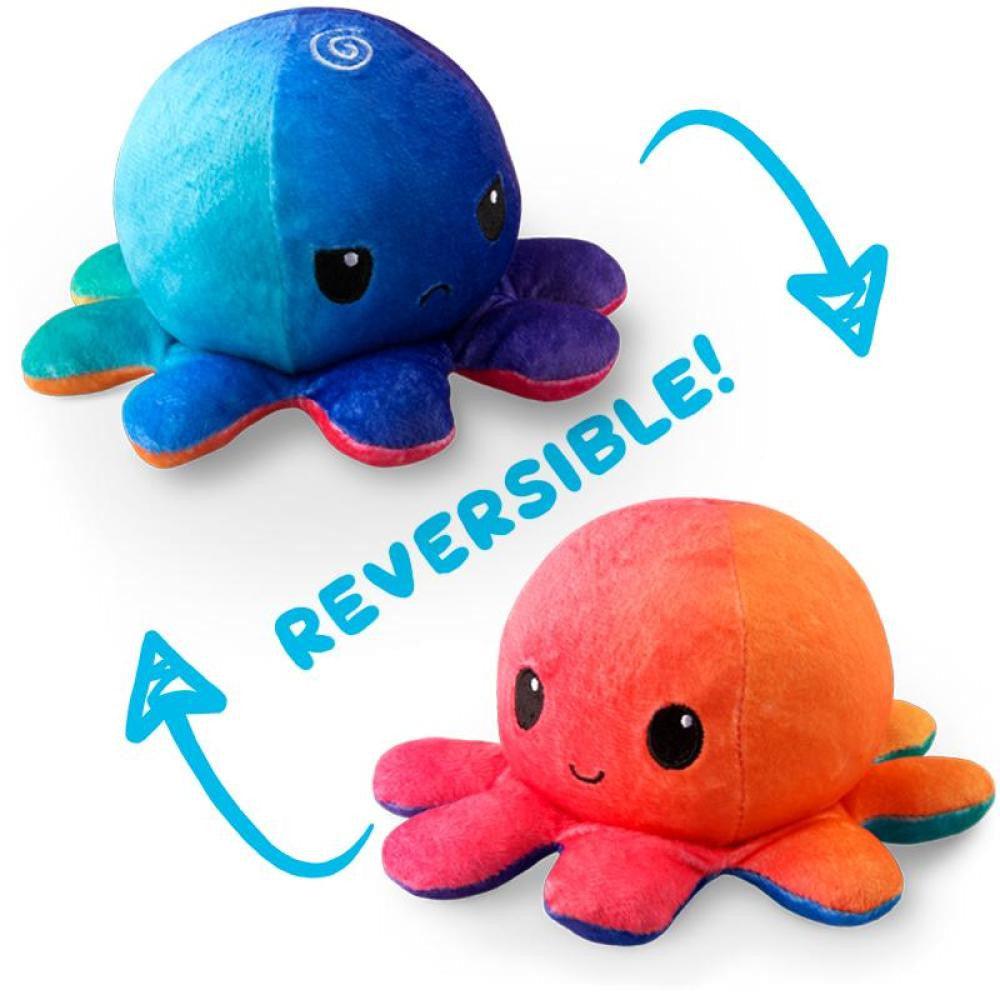 VR-93594 Reversible Plushie - Octopus Sunset/Mermaid - Tee Turtle - Titan Pop Culture