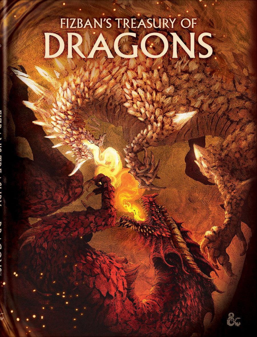 VR-93837 D&D Dungeons & Dragons Fizbans Treasury of Dragons Hardcover Alternative Cover - Wizards of the Coast - Titan Pop Culture