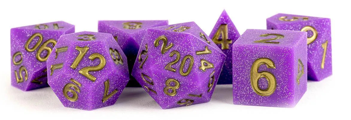 VR-94497 MDG Sharp Edge Silicone Rubber Dice Set 16mm - Regal Ricochet - FanRoll by Metallic Dice Games - Titan Pop Culture