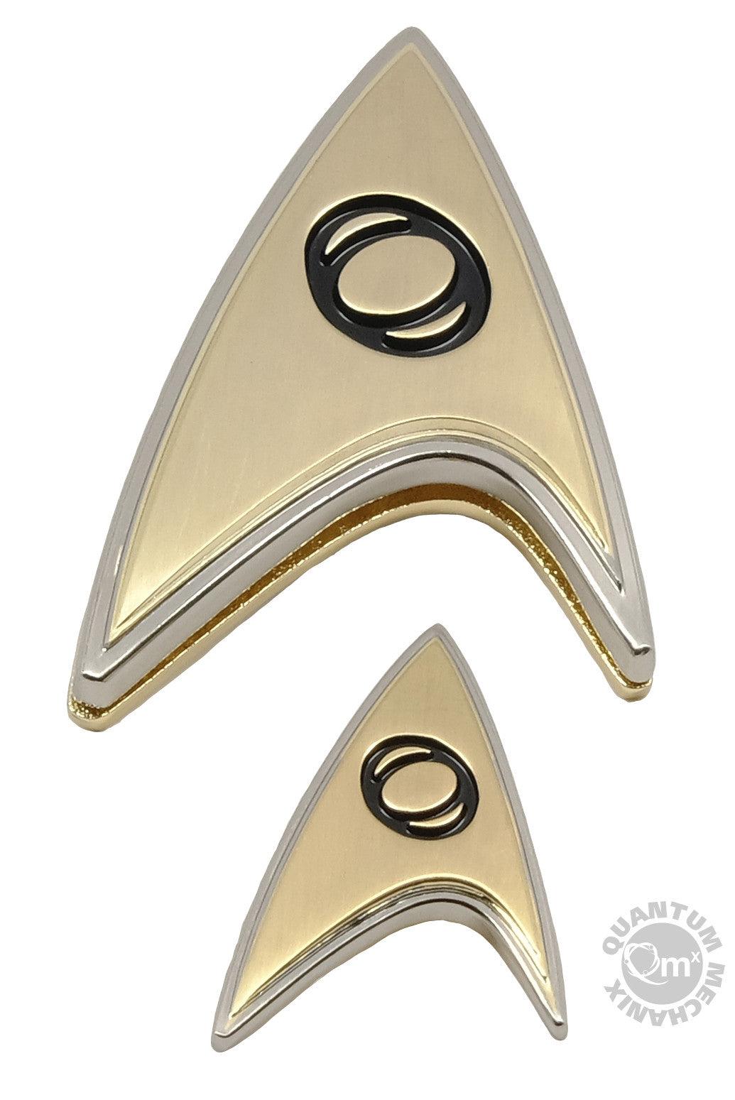 VR-95253 Star Trek Discovery Enterprise Badge and Pin Set Science - Quantum Mechanix - Titan Pop Culture