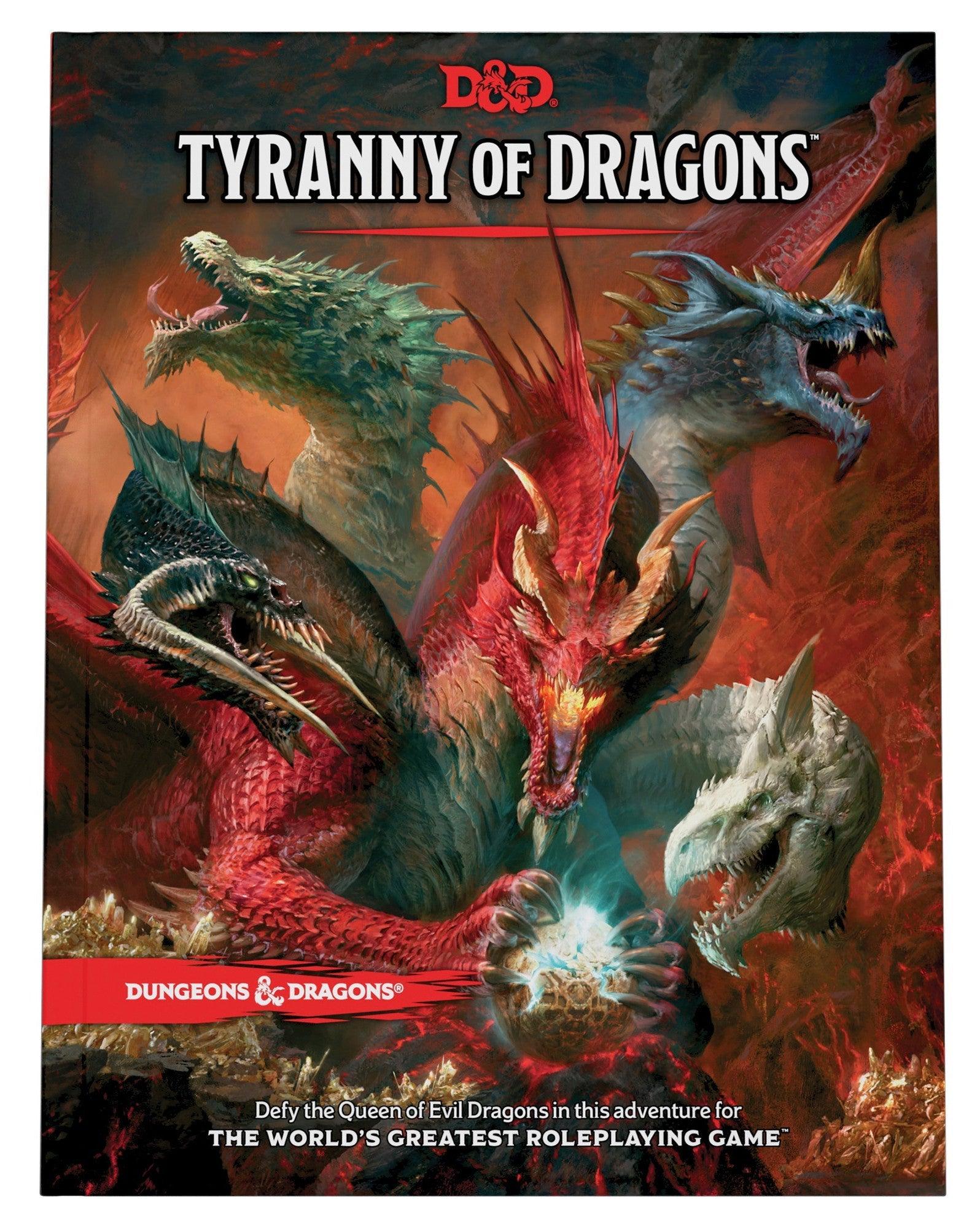 VR-96766 D&D Dungeons & Dragons Tyranny of Dragons Hardcover - Wizards of the Coast - Titan Pop Culture
