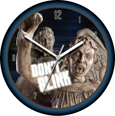 Doctor Who - Weeping Angel Lenticular Wall Clock